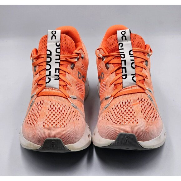 On Cloud Men's Orange Cloudsurfer Lightweight Running Shoes Mesh Upper Sz 8 2903 - Picture 9 of 16